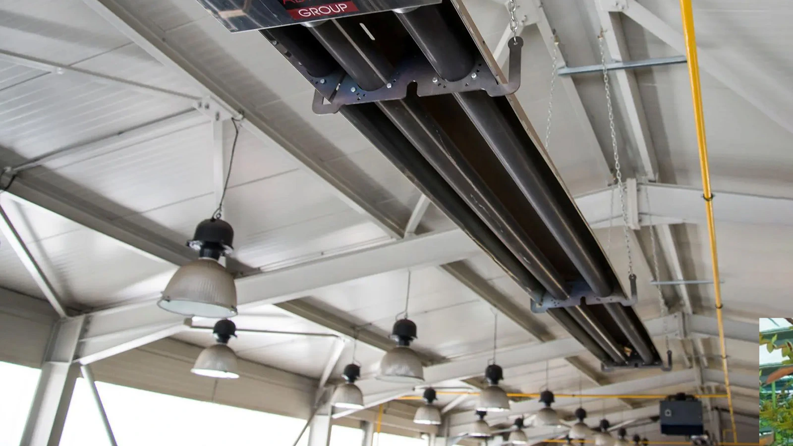 دلیل استفاده از هیتر تابشی گلخانه